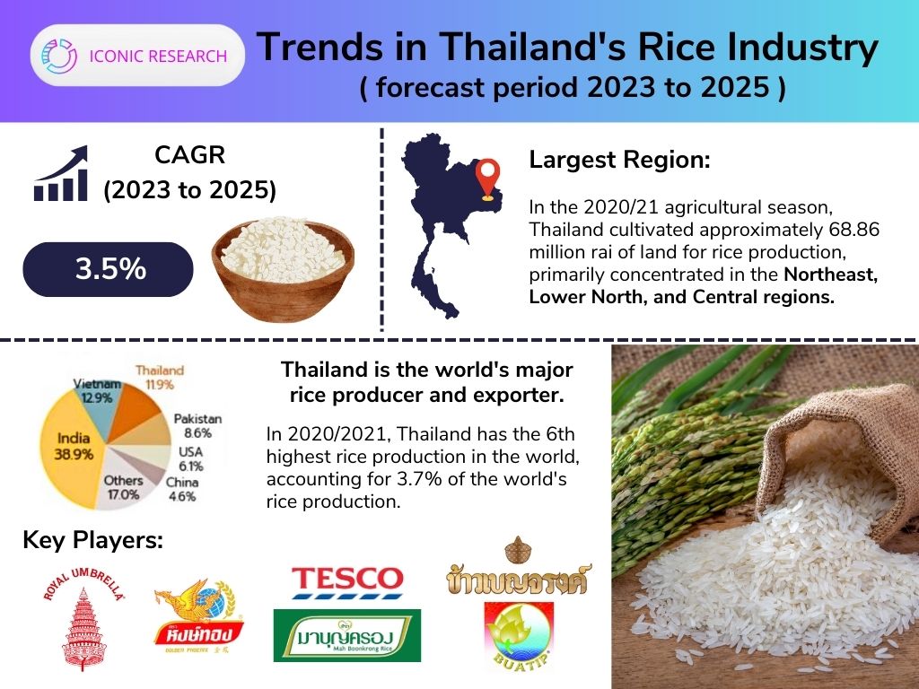 Trends in Thailand’s Rice Industry (2023 to 2025 ) Iconic Market Research